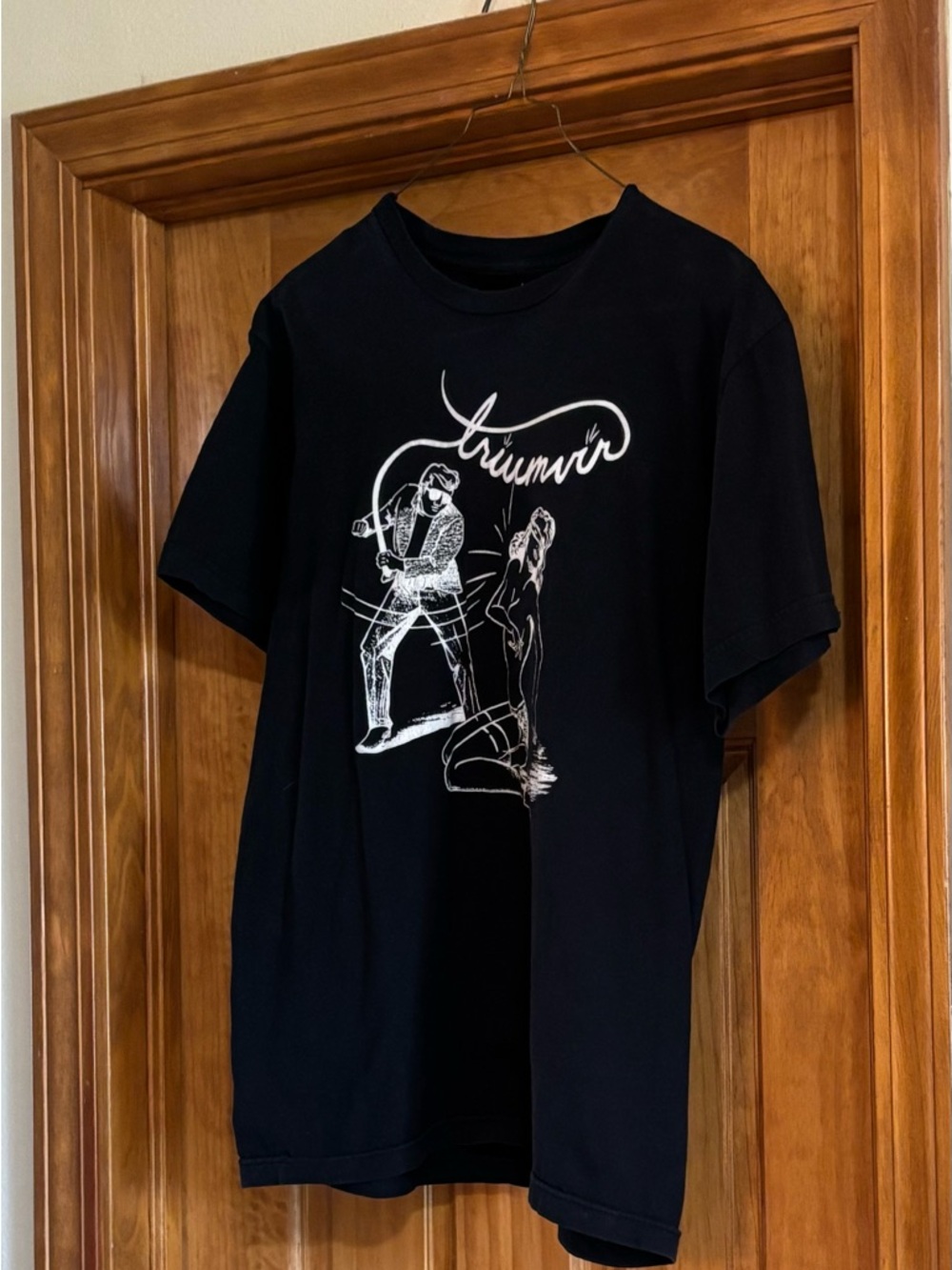 Trivmvir Victoria Avt Mors RARE Black Graphic Tee vintage - Picture 7 of 11